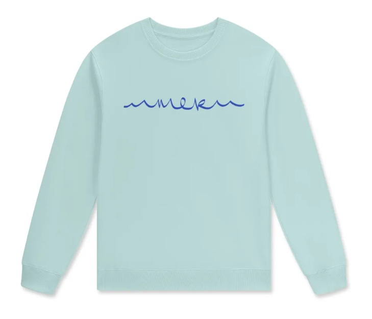 Blue Blue Wavy Mek Jumper