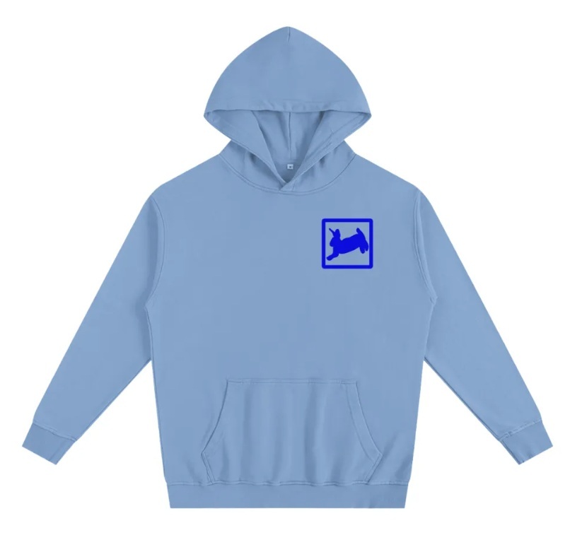 Rabbit Hoodie Blue