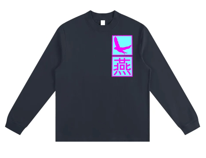 Swallow Blue Pink Jumper